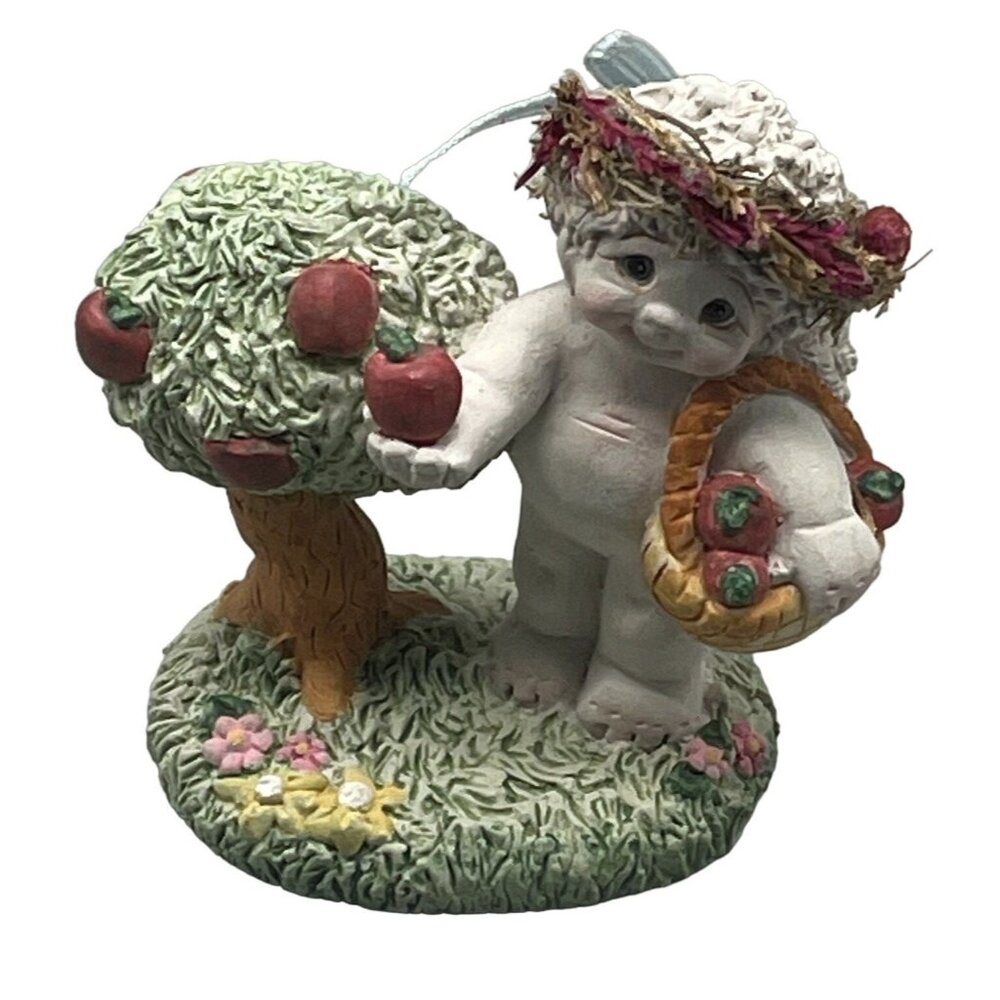 Dreamsieles angel tree apples flower halo floral 2000 green red white brown READ
